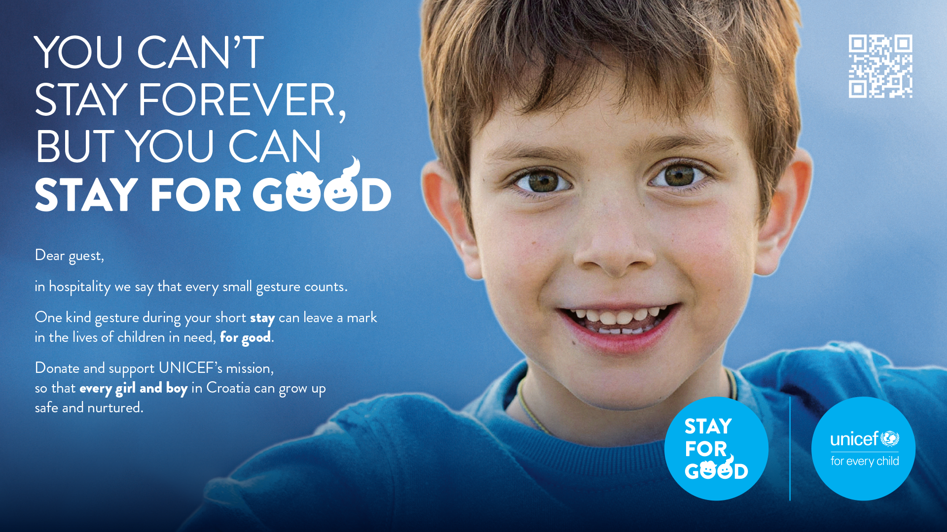 Unicef - Stay for good campaign