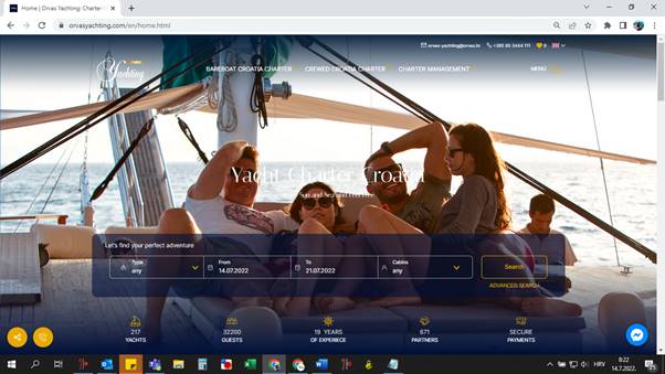 Orvas Yachting najavljuje lansiranje redizajnirane web stranice