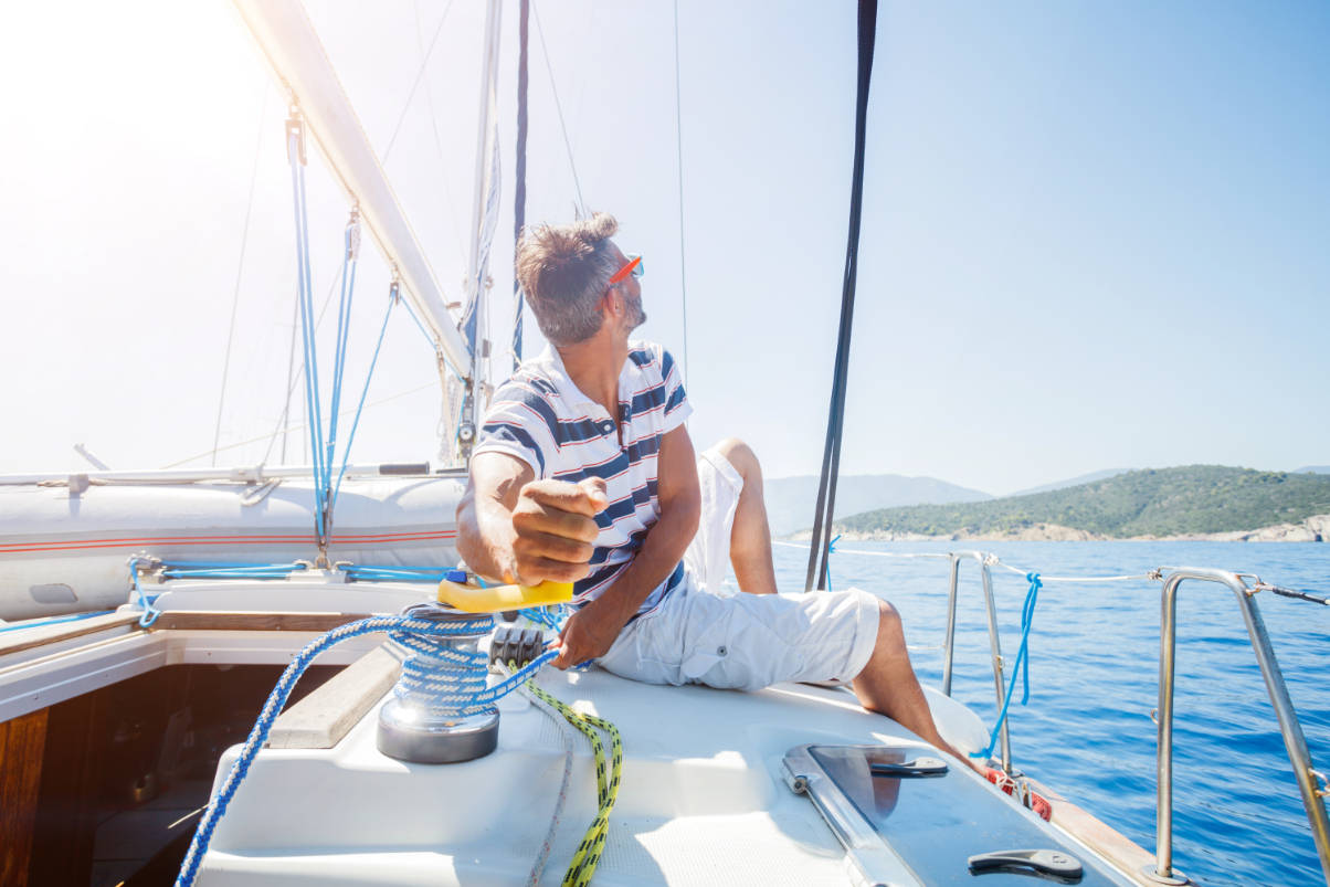 Boat with skipper