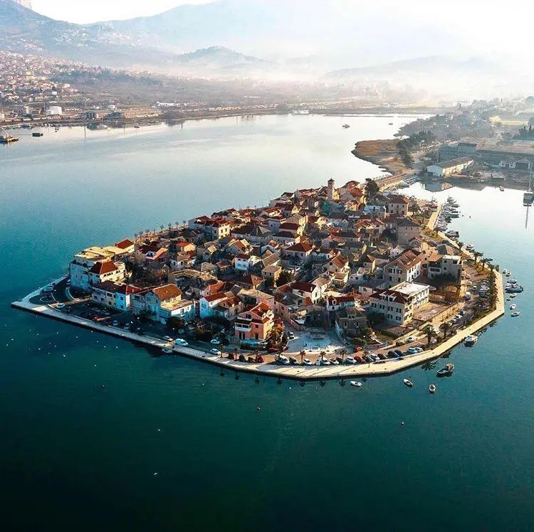 Small town Vranjic near Split in Croatia
