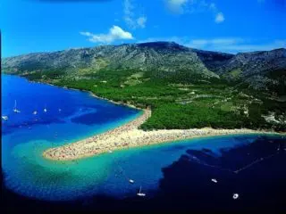 Golden Horn beach on the Brac island in Croatia - Orvas Yachting