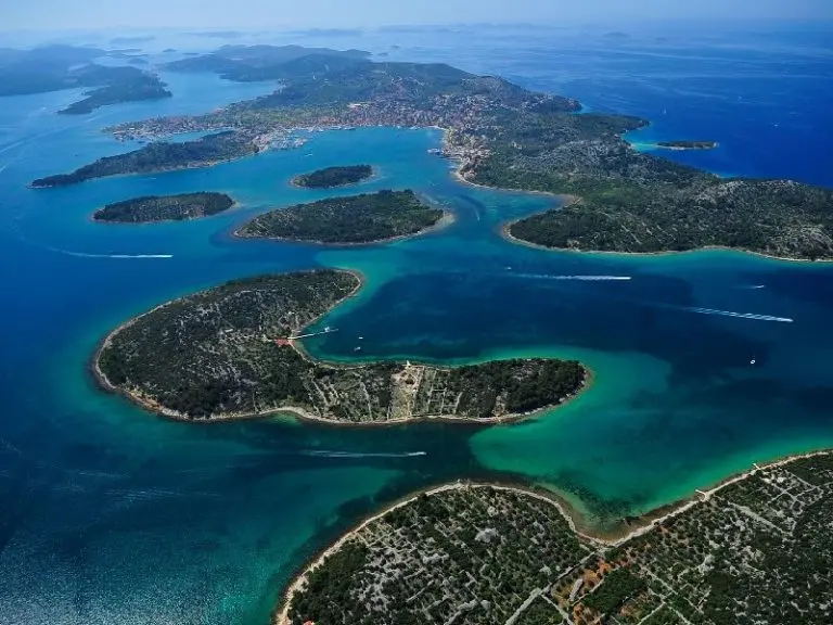 Kornati islands in Croatia - view from the air - Orvas Yachting