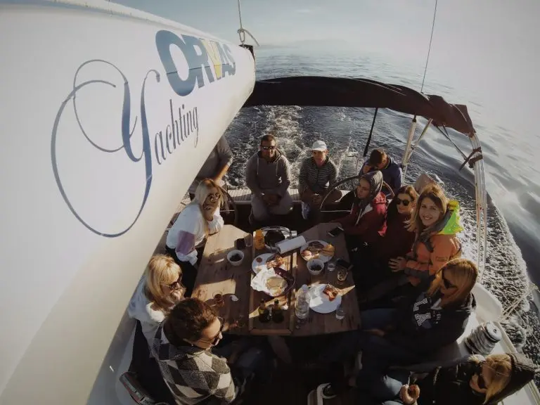 Crew on sailing yacht - yacht charter in Croatia