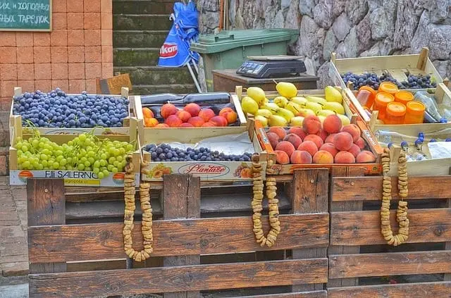 Food supply on the islands in Croatia